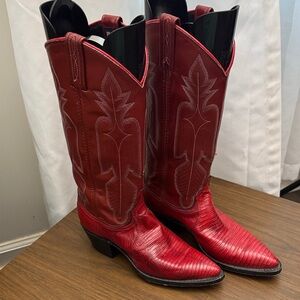 Dan Post Burgundy Heeled Boots